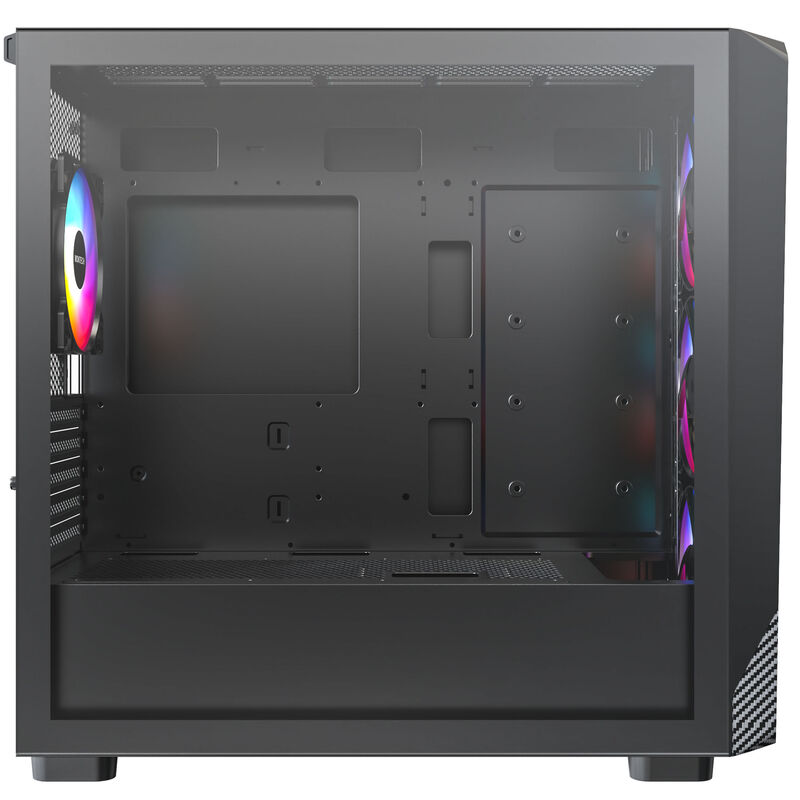 Montech X5M kabinett midtårn Micro-ATX ARGB herdet glass - Montech