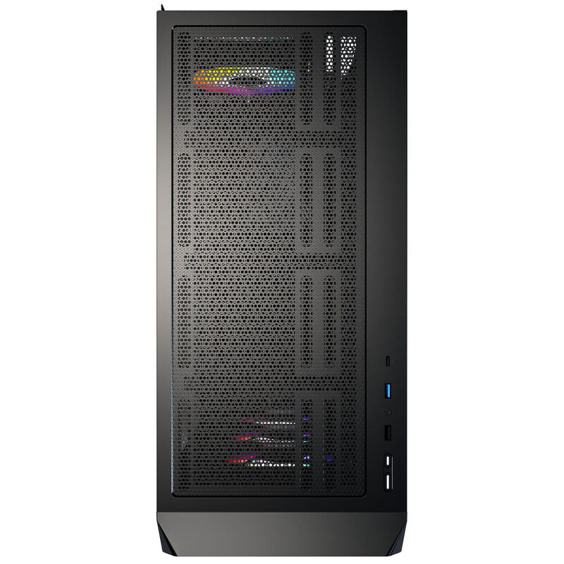 Montech X5 kabinett midtårn E-ATX ARGB herdet glass hvit - Montech