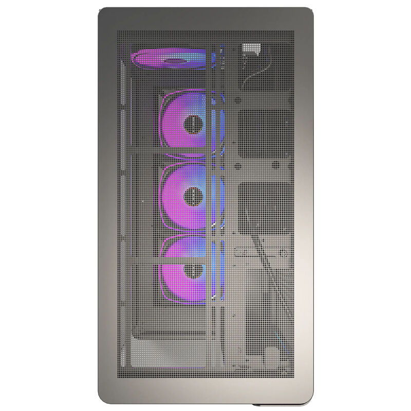 Montech KING 15 PRO kabinett mATX RGB herdet glass hvit - Montech