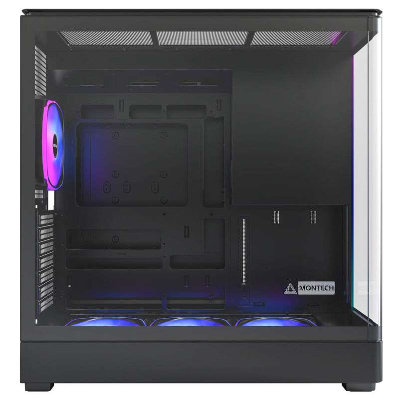 Montech KING 45 PRO kabinett midtårn ATX herdet glass RGB - Montech