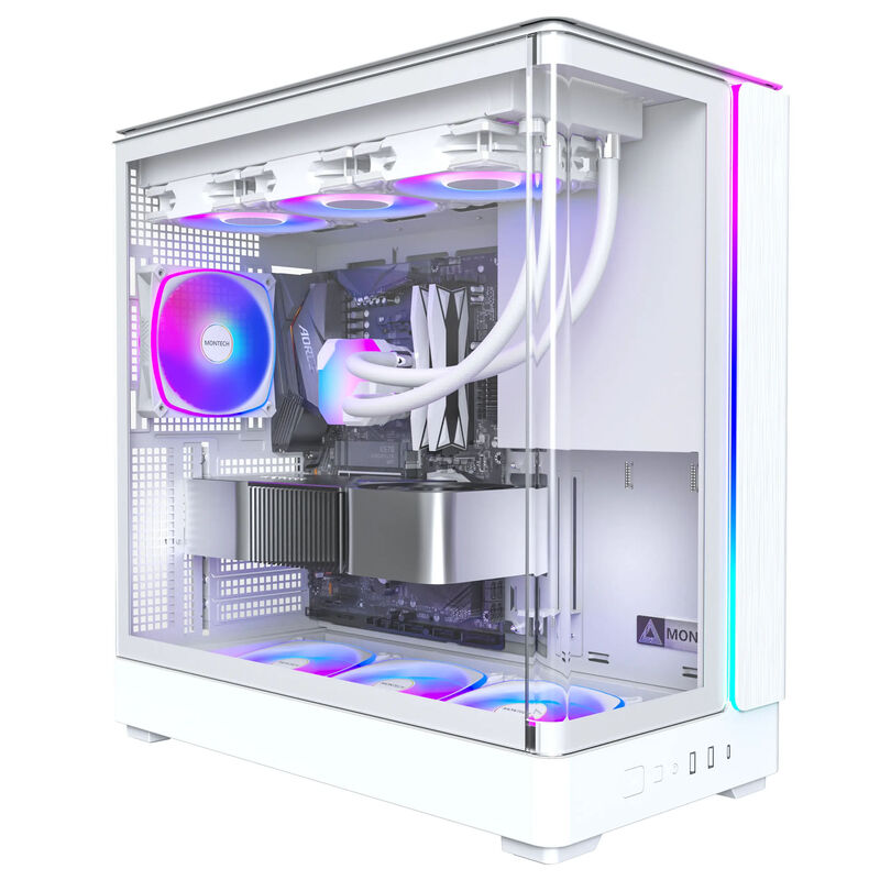Montech KING 45 PRO kabinett midtårn ATX herdet glass RGB - Montech