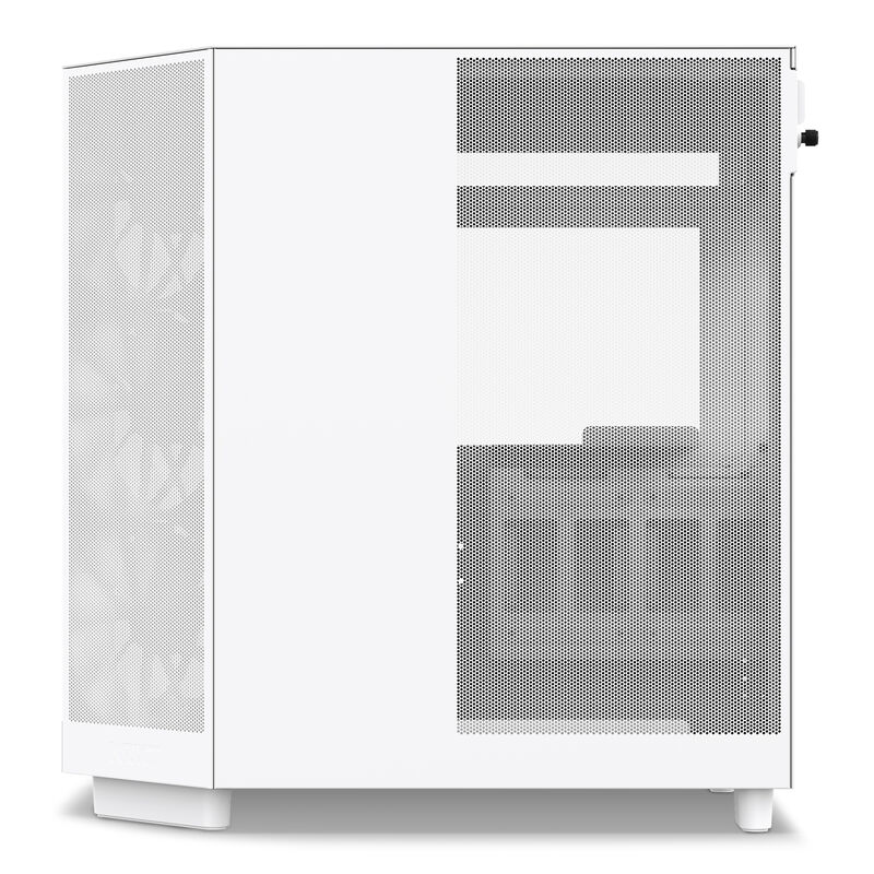 NZXT H6 Flow kabinett midtårn ATX herdet glass svart - NZXT