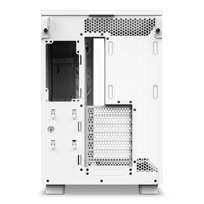 NZXT H6 Flow kabinett midtårn ATX herdet glass svart - NZXT