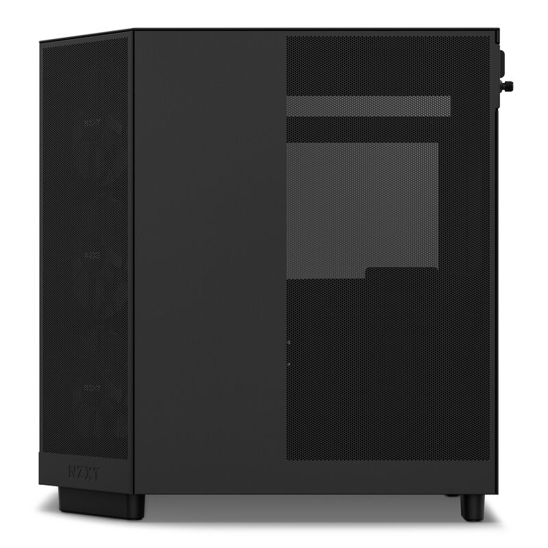 NZXT H6 Flow RGB kabinett midtårn ATX panoramaglass hvit - NZXT