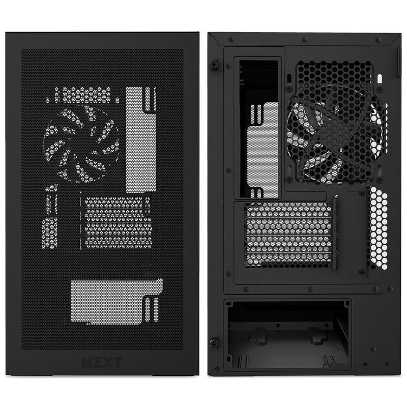 NZXT H3 Flow kabinett midtårn mATX herdet glass svart - NZXT