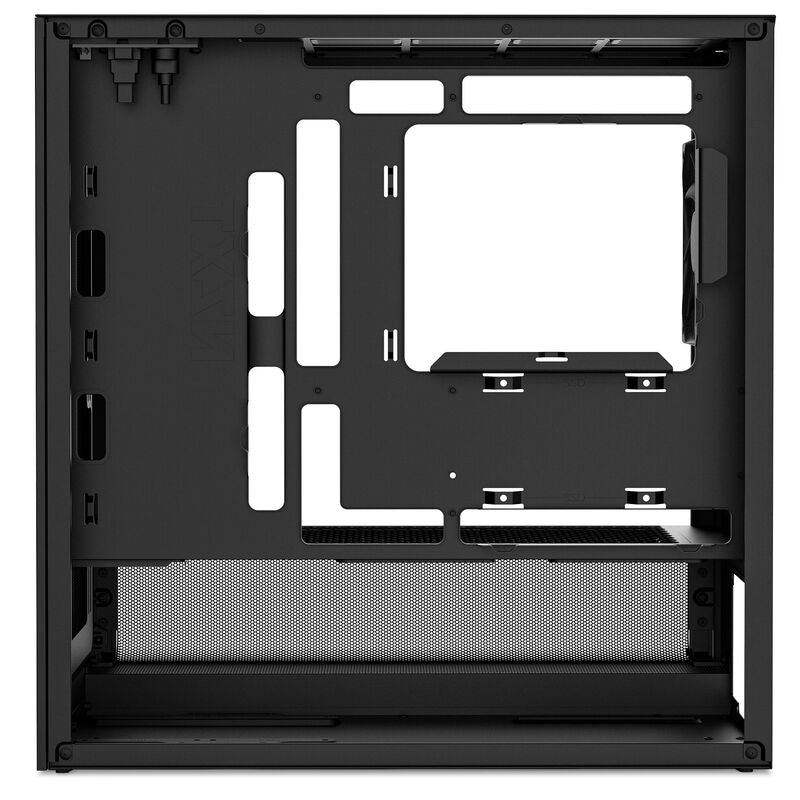 NZXT H3 Flow kabinett midtårn mATX herdet glass svart - NZXT