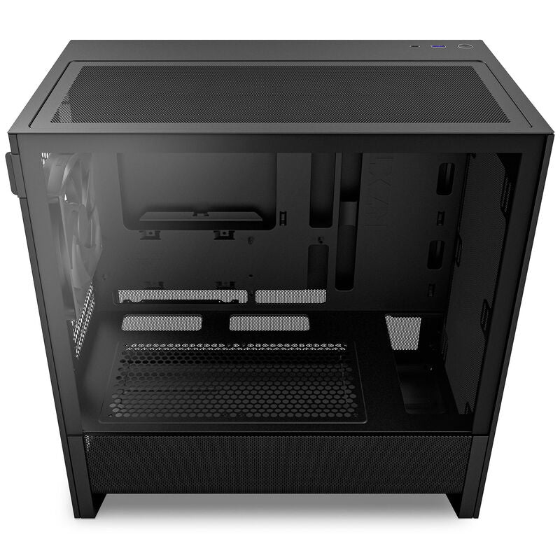 NZXT H3 Flow kabinett midtårn mATX herdet glass svart - NZXT
