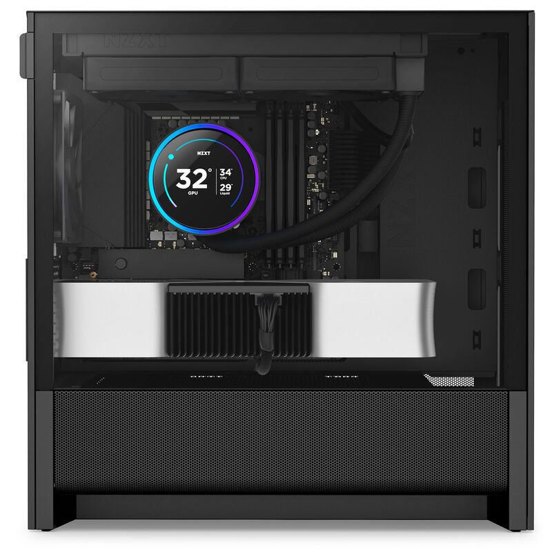 NZXT H3 Flow kabinett midtårn mATX herdet glass svart - NZXT