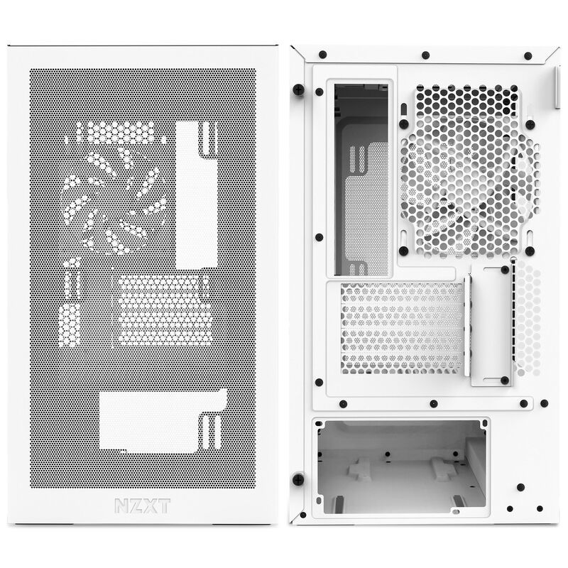 NZXT H3 Flow kabinett midtårn mATX herdet glass svart - NZXT