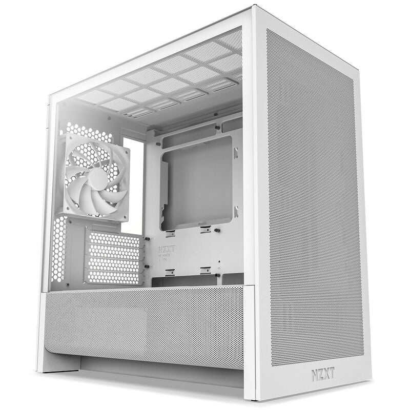 NZXT H3 Flow kabinett midtårn mATX herdet glass svart - NZXT