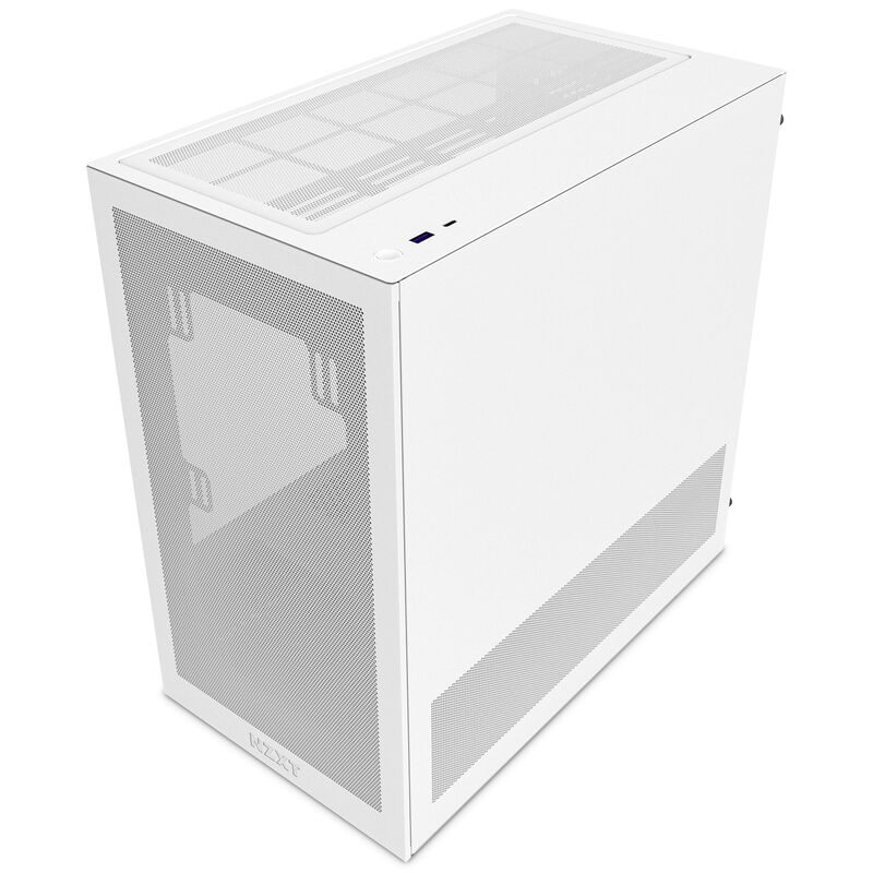 NZXT H3 Flow kabinett midtårn mATX herdet glass svart - NZXT