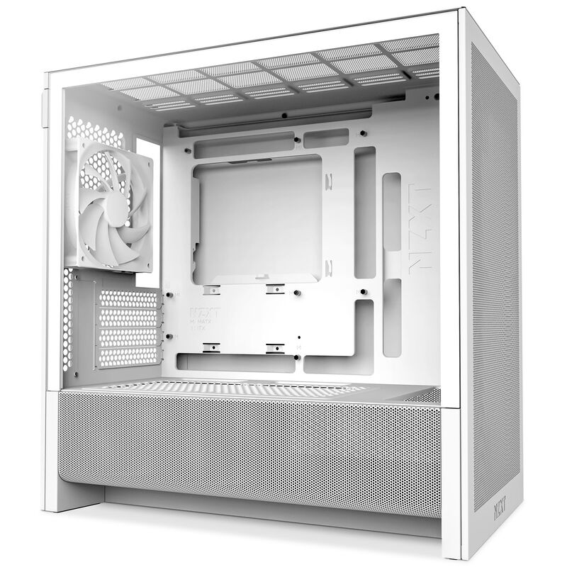 NZXT H3 Flow kabinett midtårn mATX herdet glass svart - NZXT