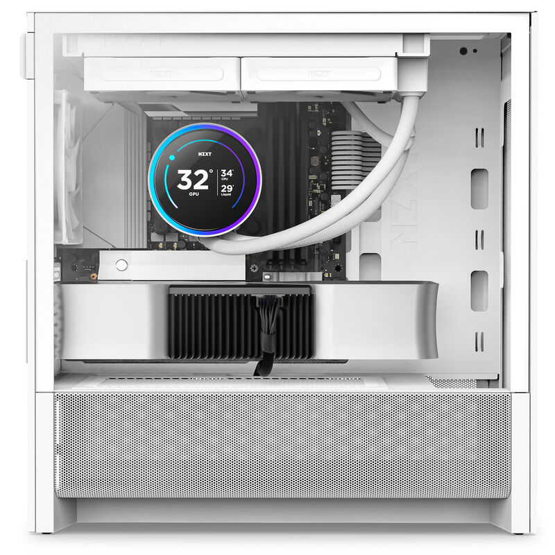NZXT H3 Flow kabinett midtårn mATX herdet glass svart - NZXT