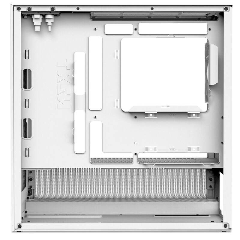 NZXT H3 Flow kabinett midtårn mATX herdet glass svart - NZXT