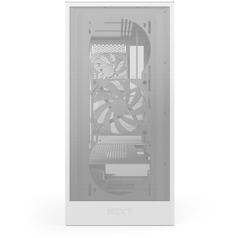 NZXT H5 Flow kabinett midtårn ATX herdet glass svart - NZXT