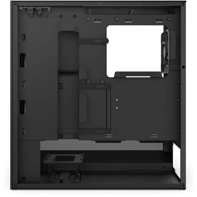 NZXT H5 Flow RGB kabinett midtårn ATX herdet glass svart - NZXT