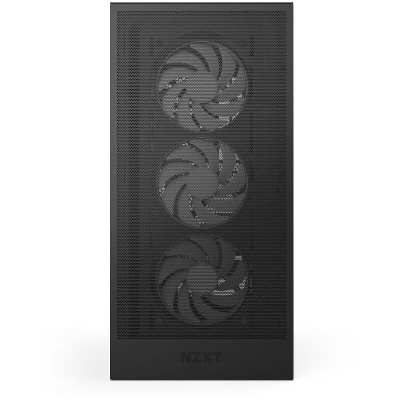 NZXT H5 Flow RGB kabinett midtårn ATX herdet glass svart - NZXT