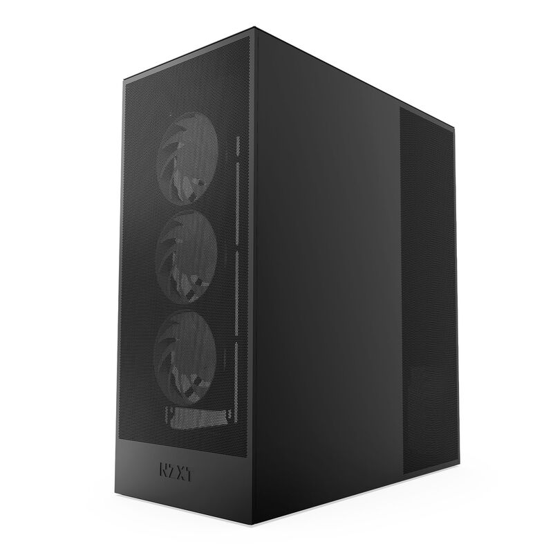 NZXT H7 Flow RGB kabinett midtårn E-ATX herdet glass hvit - NZXT