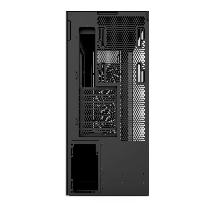 NZXT H7 Flow RGB kabinett midtårn E-ATX herdet glass hvit - NZXT