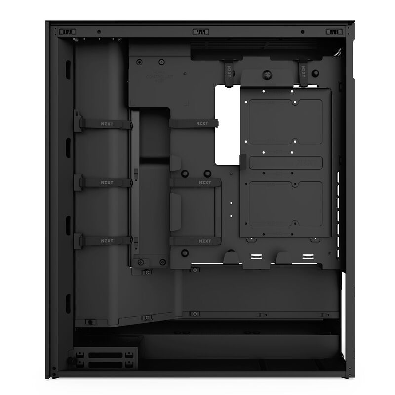 NZXT H7 Flow RGB kabinett midtårn E-ATX herdet glass hvit - NZXT