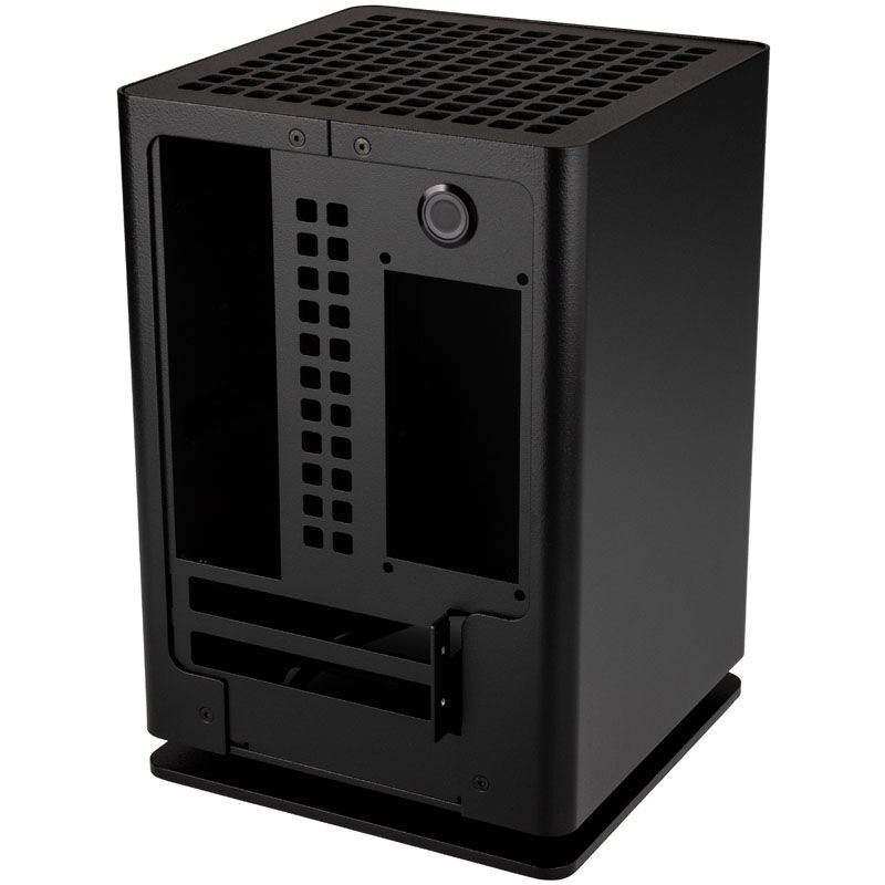 HGC Osmi 3.1 aluminium Mini-ITX kabinett hvit - HGC