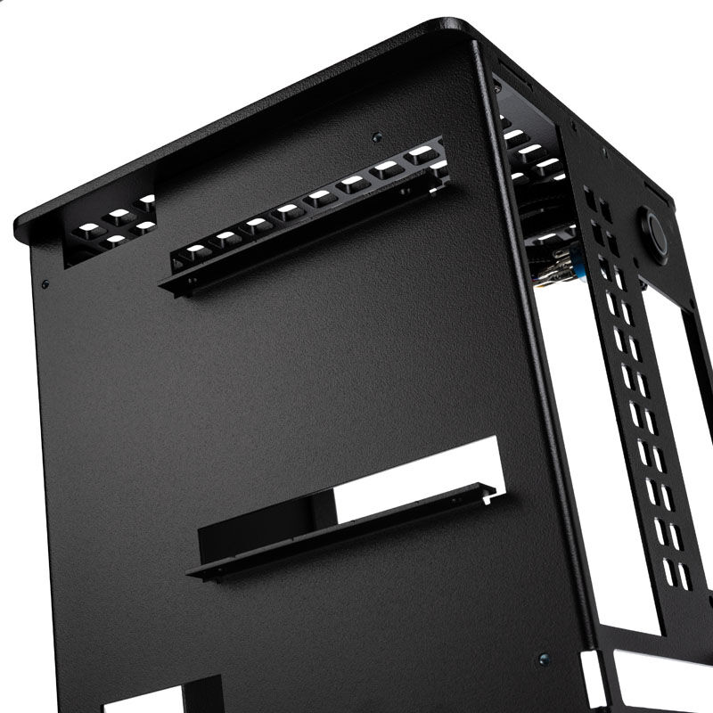 HGC Osmi 3.1 aluminium Mini-ITX kabinett hvit - HGC