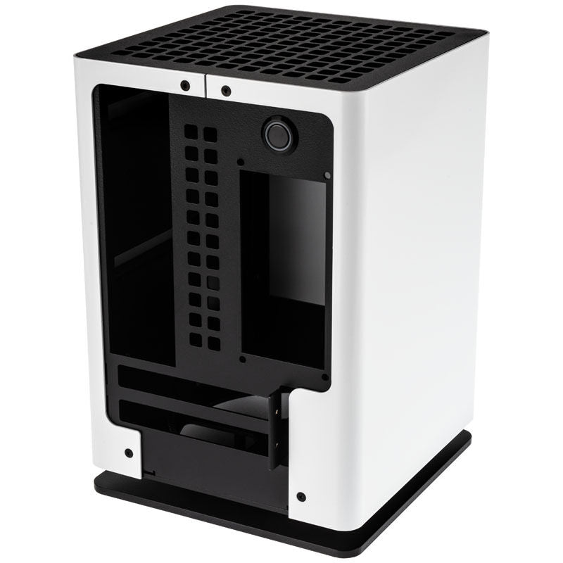 HGC Osmi 3.1 aluminium Mini-ITX kabinett hvit - HGC