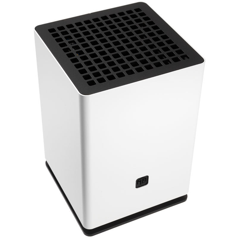 HGC Osmi 3.1 aluminium Mini-ITX kabinett hvit - HGC