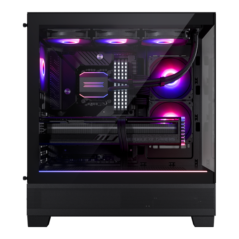 Phanteks XT View kabinett midtårn D-RGB herdet glass hvit - PHANTEKS