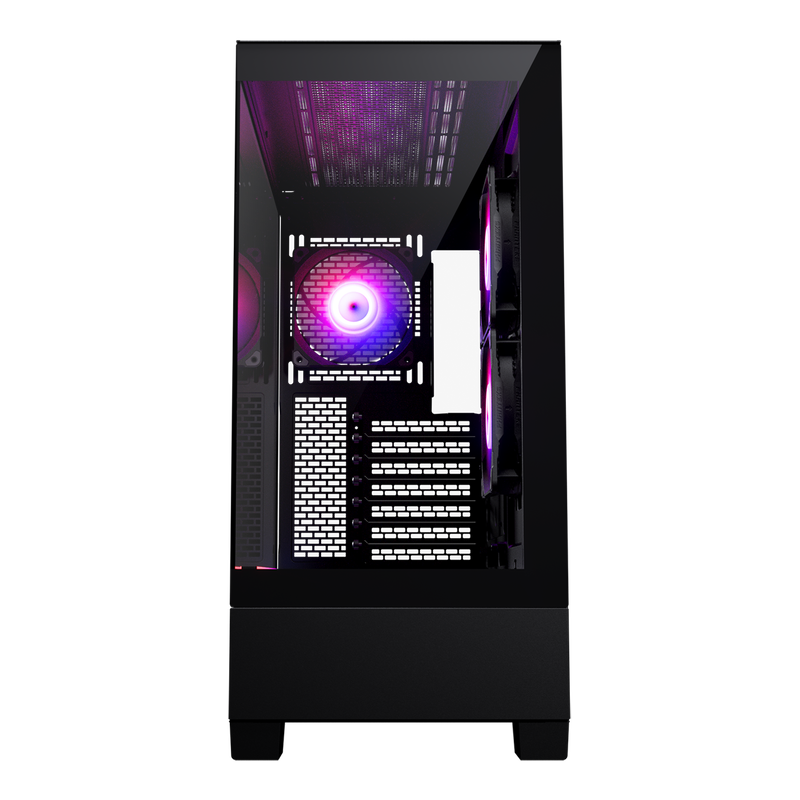 Phanteks XT View kabinett midtårn D-RGB herdet glass hvit - PHANTEKS