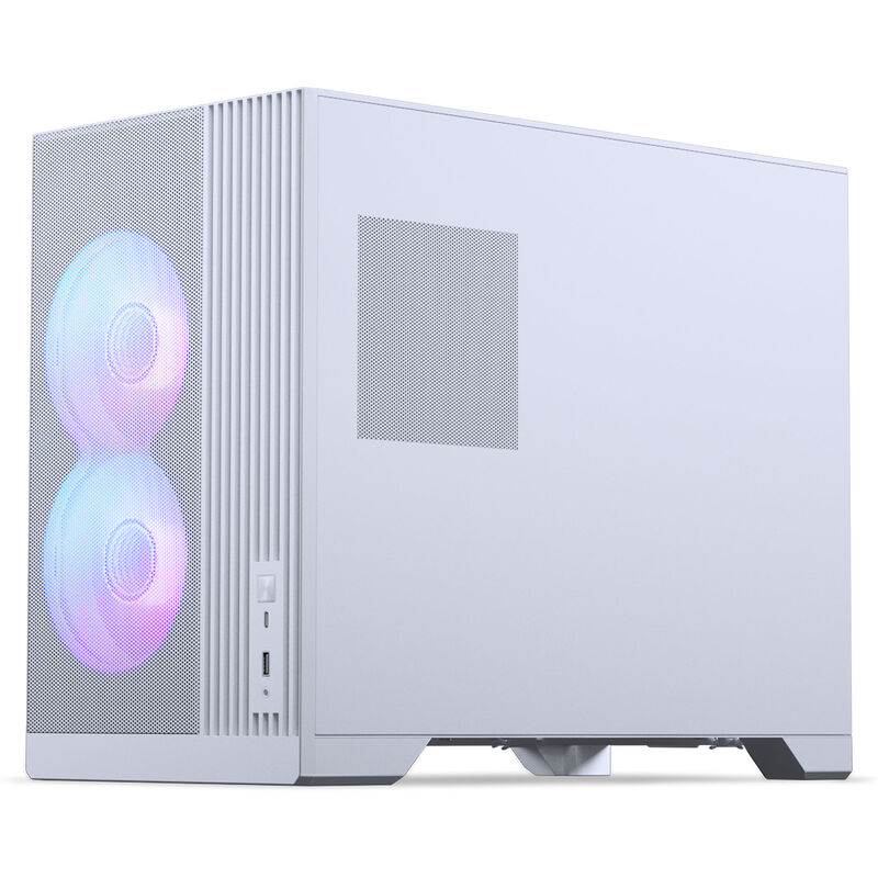 Phanteks XT M3 kabinett mATX herdet glass hvit - Phanteks