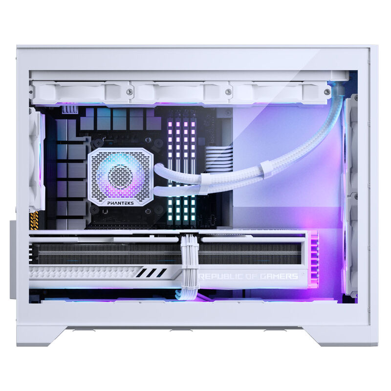 Phanteks XT M3 kabinett mATX herdet glass hvit - Phanteks