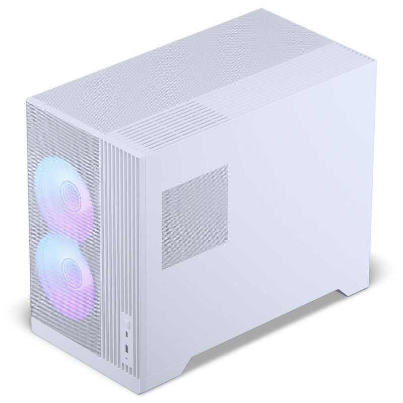Phanteks XT M3 kabinett mATX herdet glass hvit - Phanteks