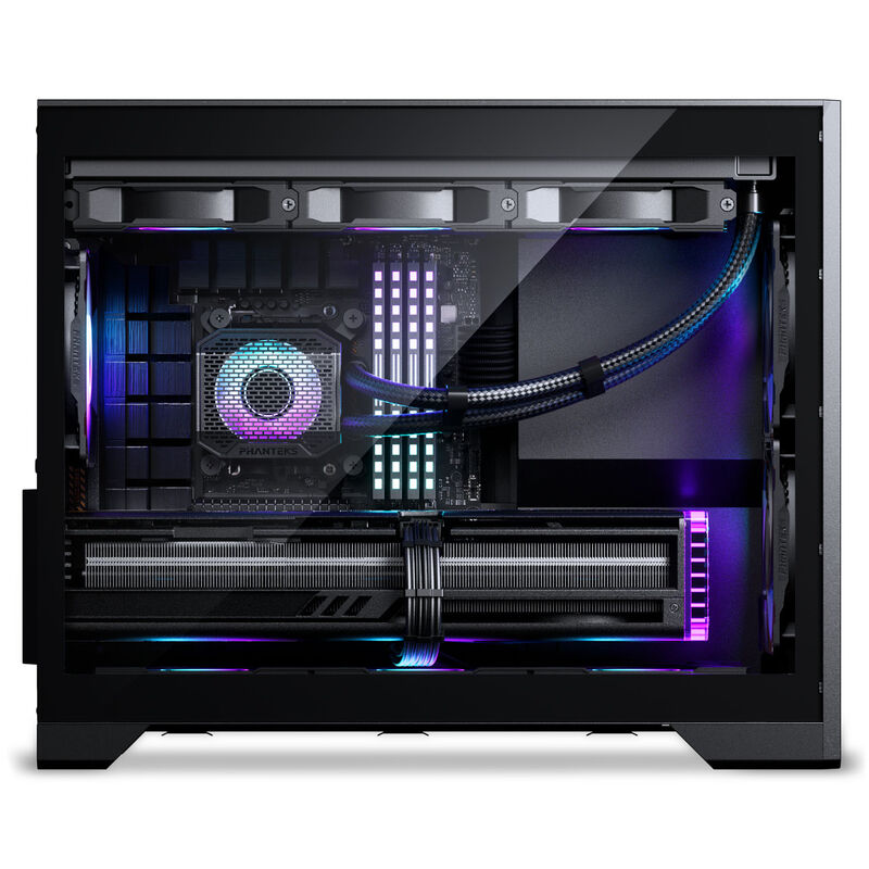 Phanteks XT M3 kabinett mATX herdet glass 3x 120 mm svart - Phanteks
