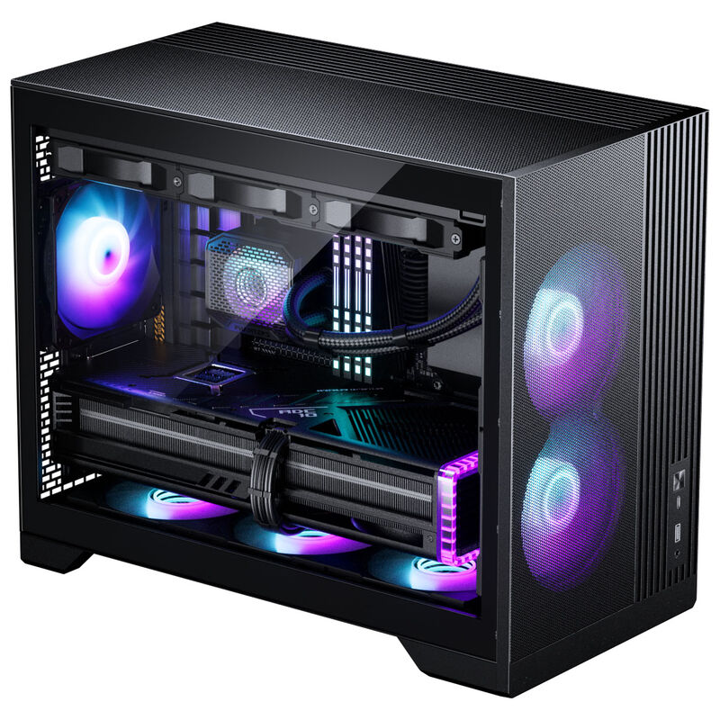 Phanteks XT M3 kabinett mATX herdet glass 3x 120 mm svart - Phanteks