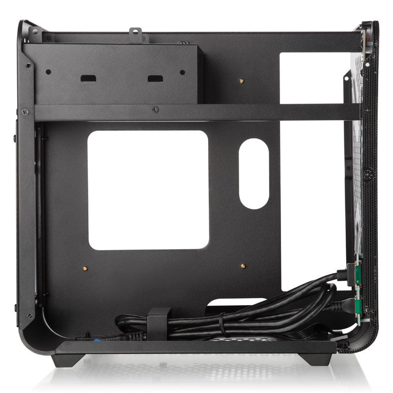 Raijintek METIS EVO TG Mini-ITX kabinett herdet glass sølv - Raijintek