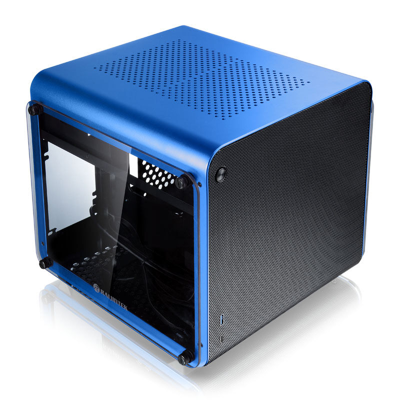 Raijintek METIS EVO TG Mini-ITX kabinett herdet glass sølv - Raijintek