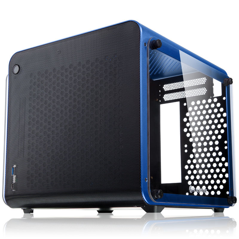Raijintek METIS EVO TG Mini-ITX kabinett herdet glass sølv - Raijintek