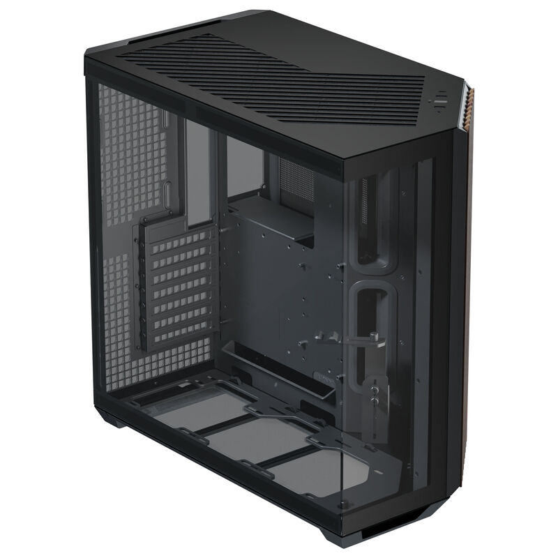 APNX V1 kabinett midtårn ATX herdet glass svart/hvit - APNX
