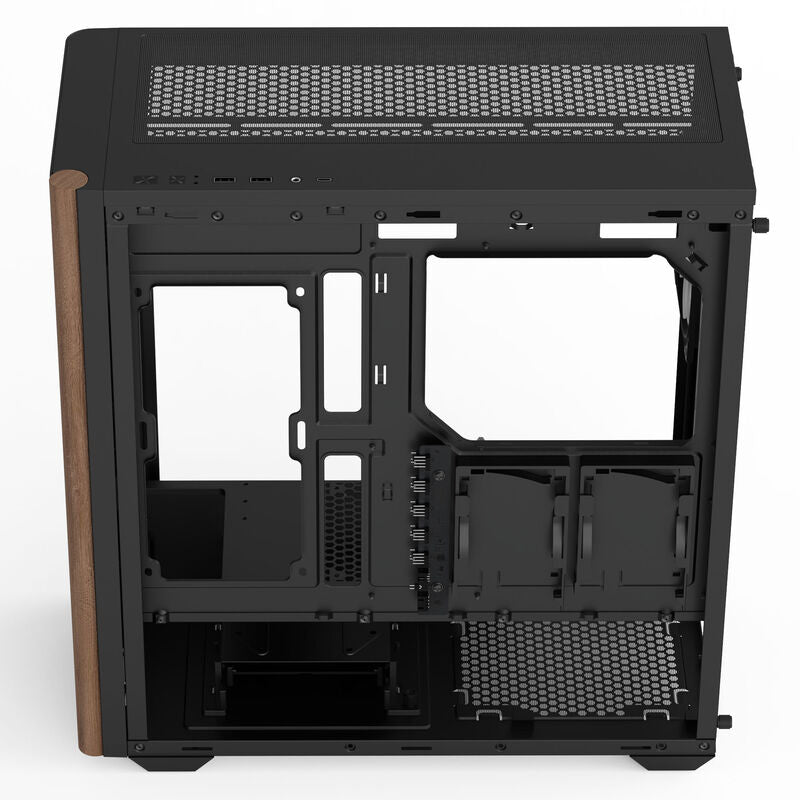 Aerocool D501A kabinett midtårn ATX herdet glass ARGB svart - Aerocool