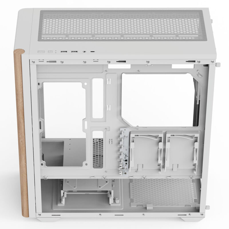 Aerocool D501A kabinett midtårn ATX herdet glass ARGB svart - Aerocool