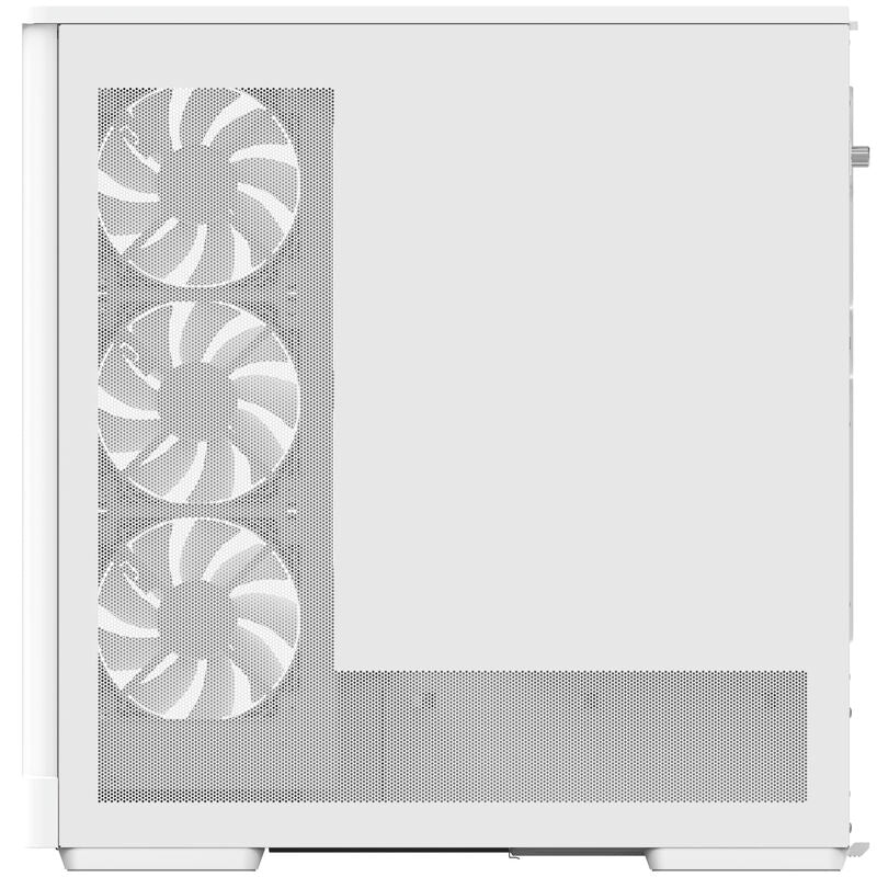 Aerocool P500A kabinett midtårn ATX herdet glass RGB hvit - Aerocool