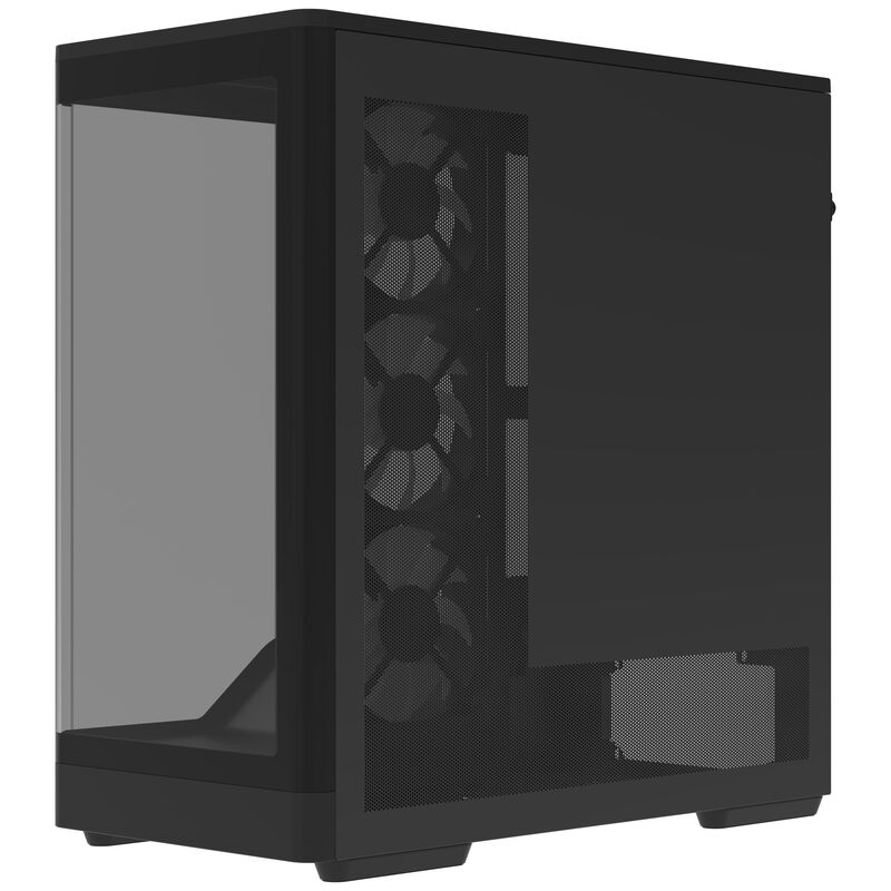 Aerocool P500A kabinett midtårn ATX herdet glass RGB hvit - Aerocool
