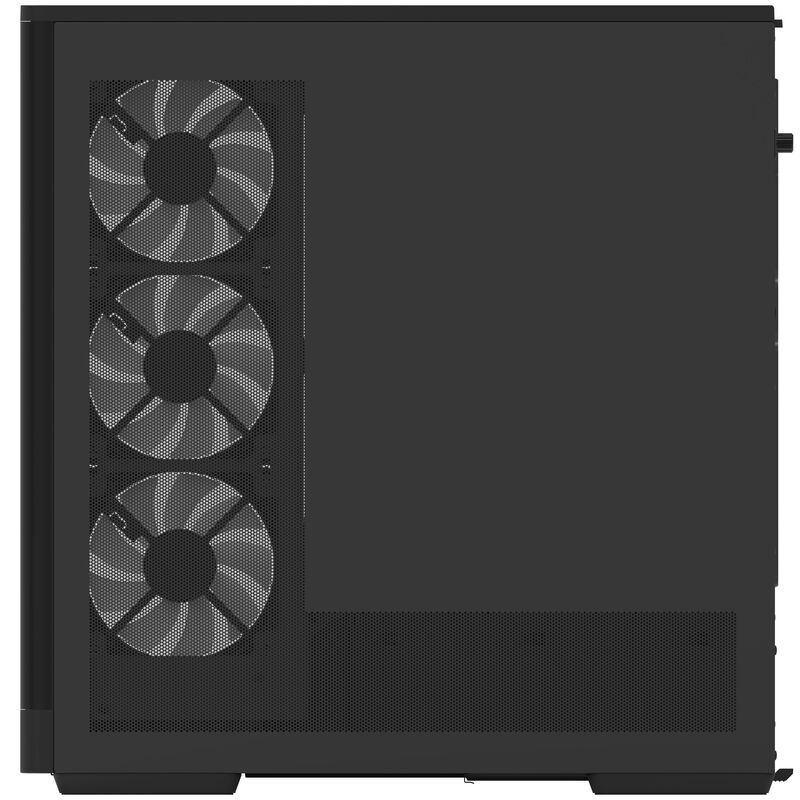 Aerocool P500A kabinett midtårn ATX herdet glass RGB hvit - Aerocool