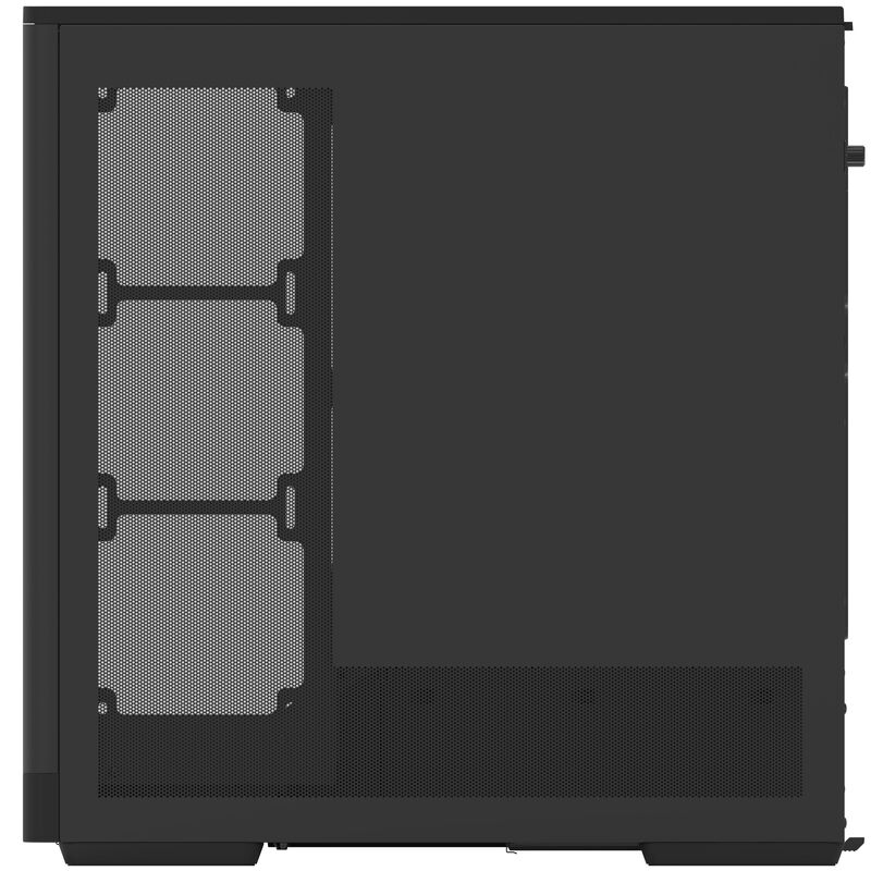 Aerocool D520A kabinett midtårn ATX herdet glass RGB hvit - Aerocool