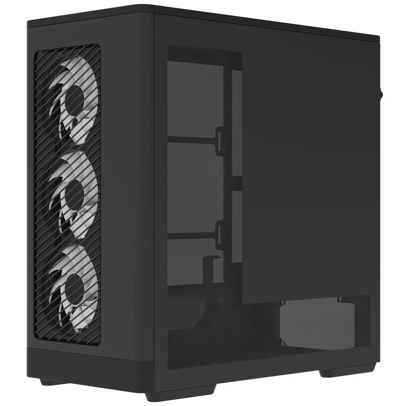 Aerocool D520A kabinett midtårn ATX herdet glass RGB hvit - Aerocool