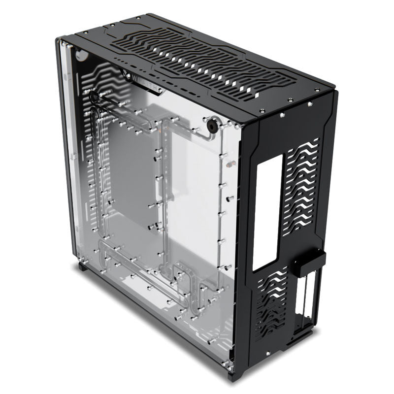 Singularity Computers Wraith ITX/DTX kabinett sølv - Singularity