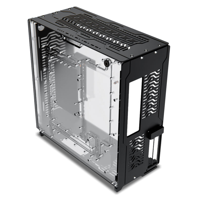 Singularity Computers Wraith ITX/DTX kabinett sølv - Singularity