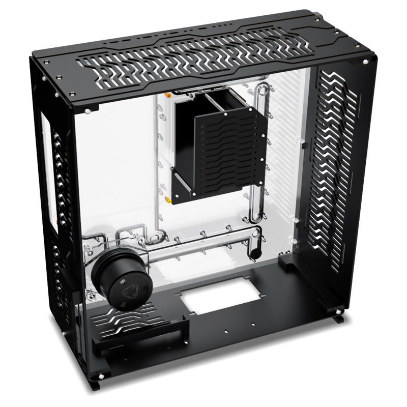 Singularity Computers Wraith ITX/DTX kabinett sølv - Singularity