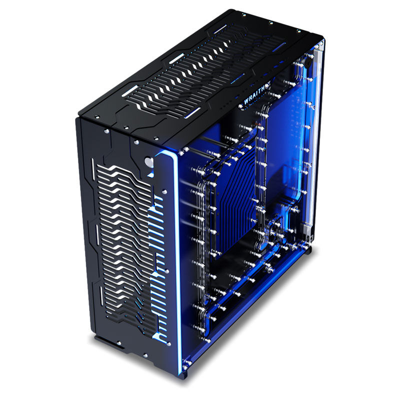Singularity Computers Wraith ITX/DTX kabinett sølv - Singularity